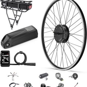 BAFANG G020 48V 500W Front Hub Motor Electric Bike Conversion Kit for 20"/26"/700C Wheel Drive Engine with LCD Display &Optional Ebike Battery