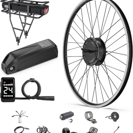 BAFANG G020 48V 500W Front Hub Motor Electric Bike Conversion Kit for 20"/26"/700C Wheel Drive Engine with LCD Display &Optional Ebike Battery